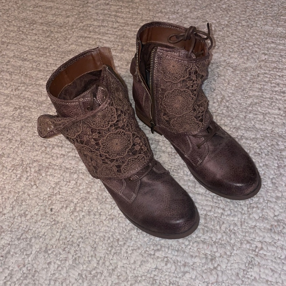 Not Rated Crochet Boots
